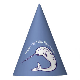 Narwhal personalizou chapéus da festa de