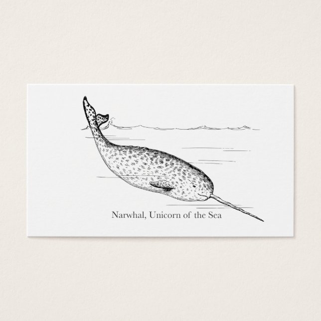Narwhal Whale Unicorn of the Sea (Frente)