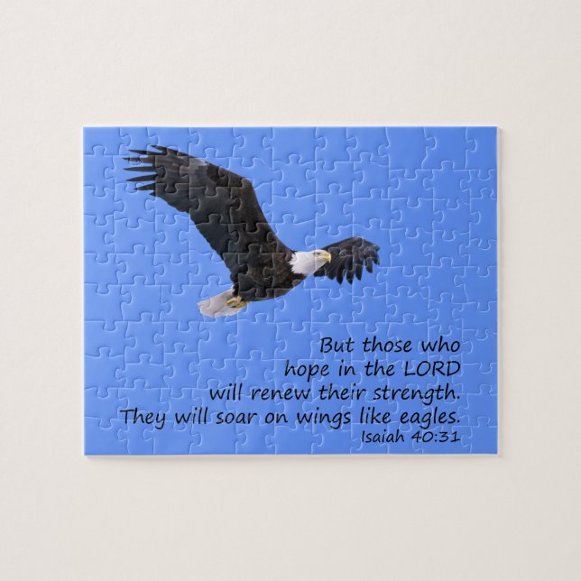 Nas Asas Como Eagles Quebra-cabeça (Horizontal)