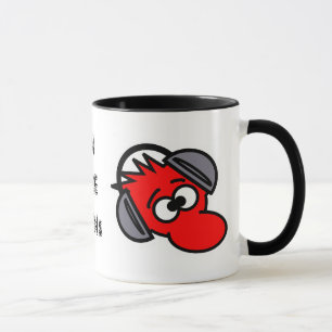 NAS LATAs! Cara das headphones caneca de cerâmica