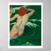 "NAS ONDAS" 1889 PAUL GAUGUIN POSTER