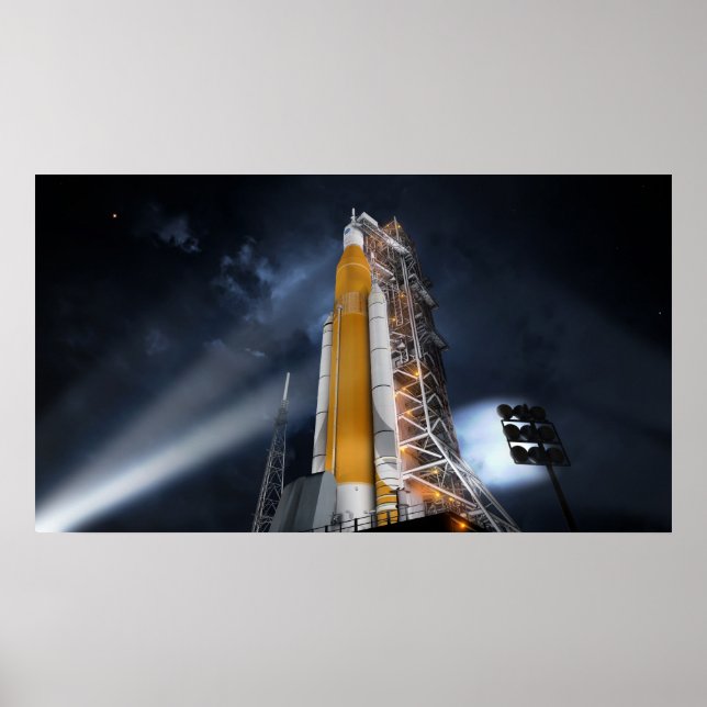 NASA's Space Launch System Poster (Frente)