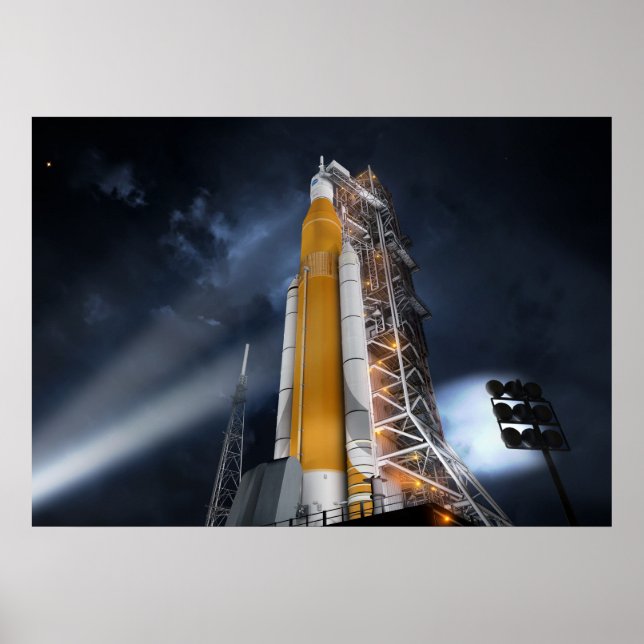 NASA's Space Launch System Poster (Frente)