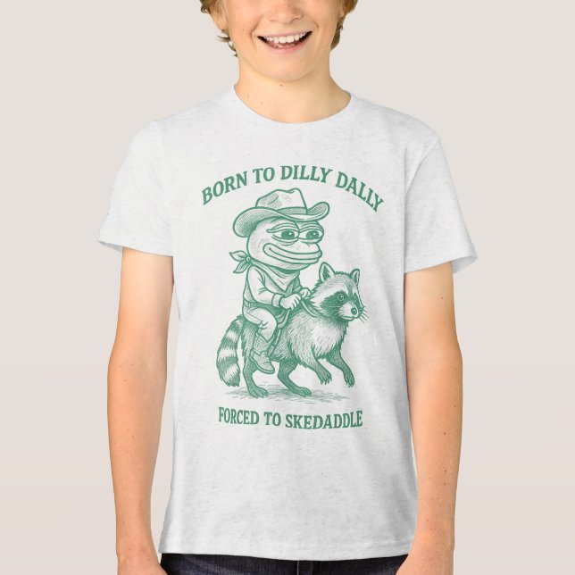 Nascer A Dilly Dally Forçada A Skedaddle Sapo Cowb (Frente)