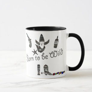 Nascer a ser - caneca - madeira selvagem
