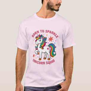 Nascer a Sparkle - Camisa T Unicorn