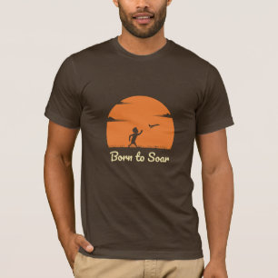 Nascer ao Soar - Camisa T sunset retrátil inspirac