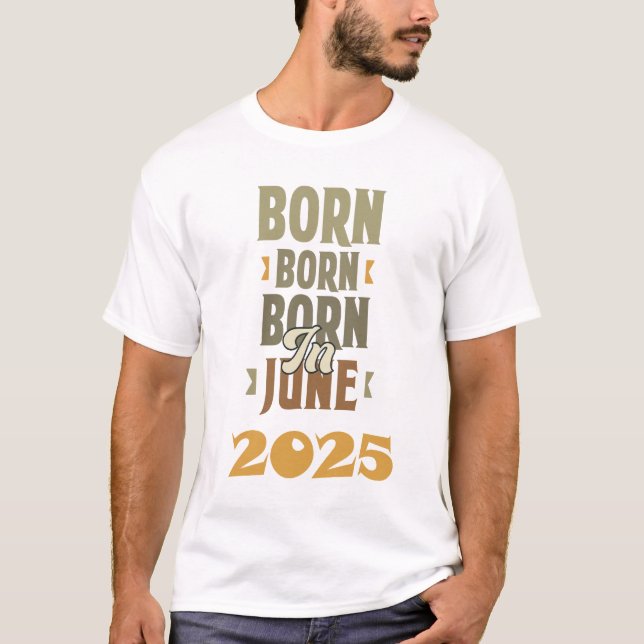 nascer de camiseta de junho de 2025 (Frente)