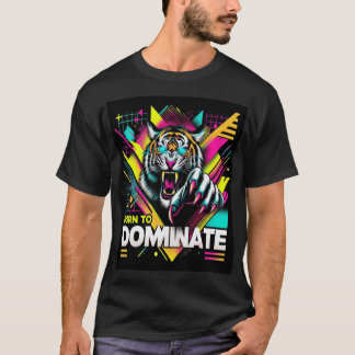 Nascer de dominar - Desenho de camiseta Neon de Ti