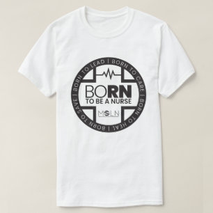 Nascer De Enfermeiro De Camisa T Colorida