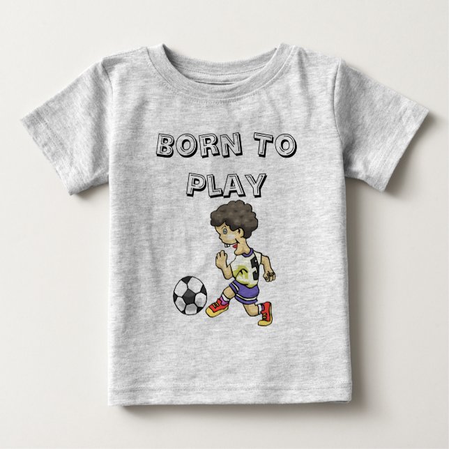 Nascer De Jogar Camisa De Bebê (Frente)
