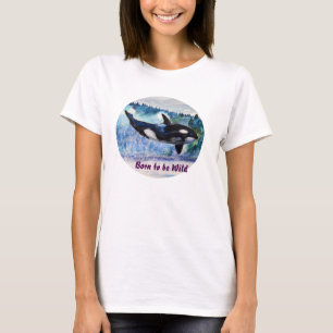 Nascer de ser o Orca Art Tank Top selvagem,