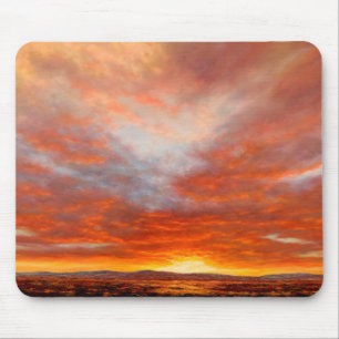 Nascer do sol inspirado Mousepad