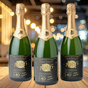 Nascer do sortido de vinho do aniversário de 40 an