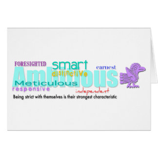 Nascer no Cartão de Aniversário de Personalidade d