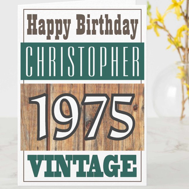 Nascer no cartão de saudações de 1975 (Criador carregado)