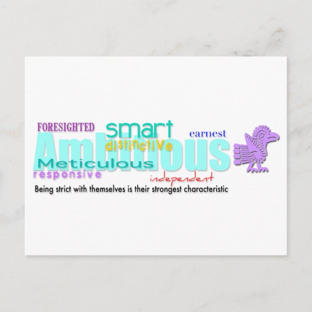 Nascer no Cartão postal de personalidade de ano de (Frente)