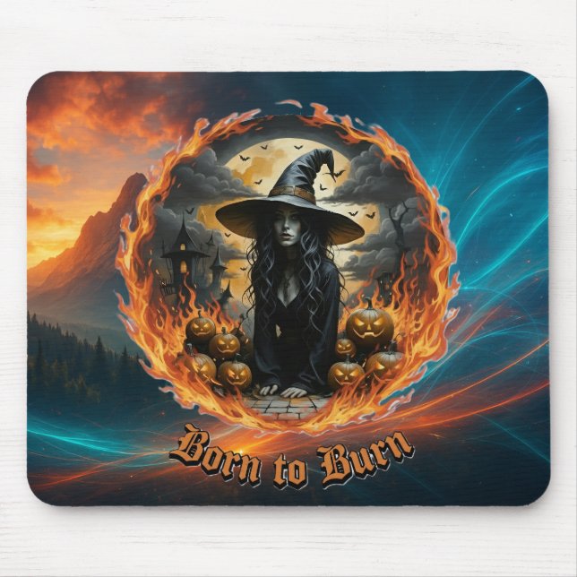 Nascer para Burn Witch Mousepad (Frente)