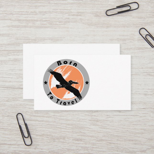 Nascer para cartão de visita viagem (Frente/Verso In Situ)