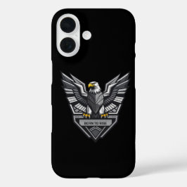 Nascer para Eagle iPhone 16 Maiúscula Preta