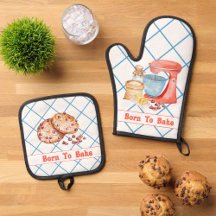 Nascer para Oven Mitt e Potes