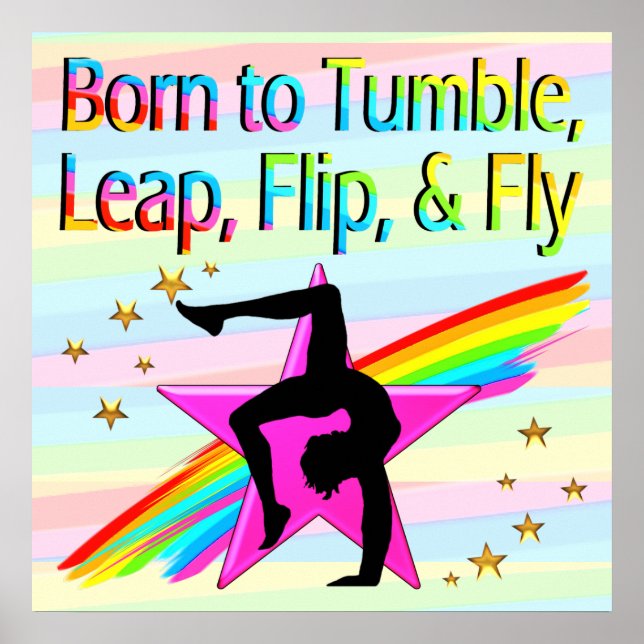 NASCER PARA POSTER DE GINÁSTICA DE BOMBAS (Frente)