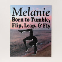 NASCER PARA QUEBRA-CABEÇA DE GYMNAST PERSONALIZADO