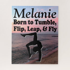 NASCER PARA QUEBRA-CABEÇA DE GYMNAST PERSONALIZADO