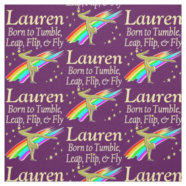 NASCER PARA TECIDO DE GINÁSTICA PERSONALIZADA (Modelo)