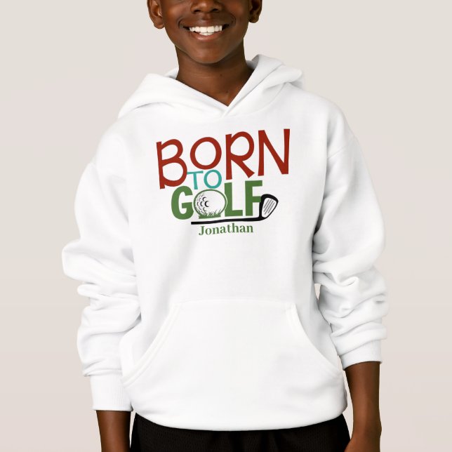 Nascer personalizado para o Hoodie Golf (Frente)