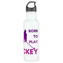 nascer roxo para jogar garrafa de água de hóquei n