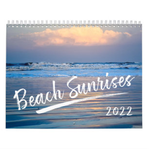 Nasceres do sol de praia - Calendário da Flórida