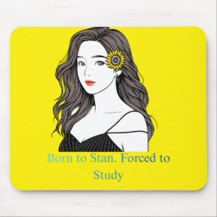 Nascida para Stan – Mouse Pad de Menina com Estéti