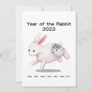 "Nascido no Ano do Coelho" 2023 Personalizado