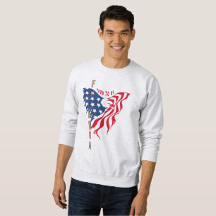 Nascido para ser Águia Patriótica Livre   Camiseta