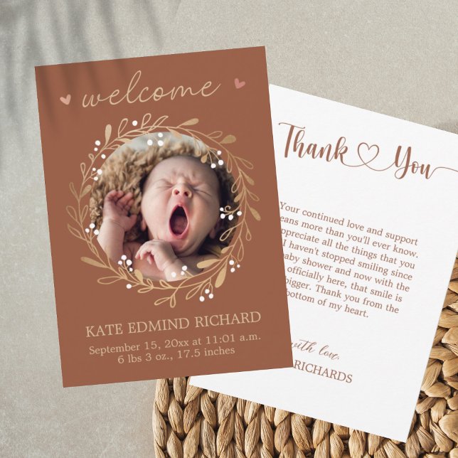 Nascimento Anúncio Foto de Boas-vindas (Criador carregado)