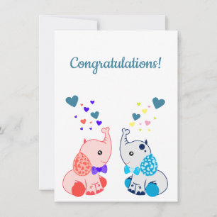 Nascimento de gêmeos, menino e menina, parabéns