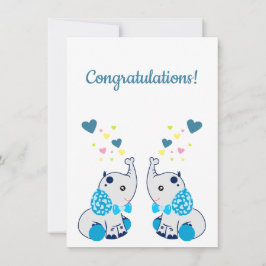 Nascimento de gêmeos, parabéns