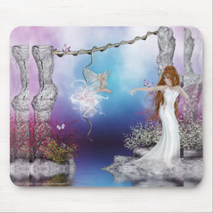 Nascimento de uma Fada Fantasy Elf Magic Mousepad