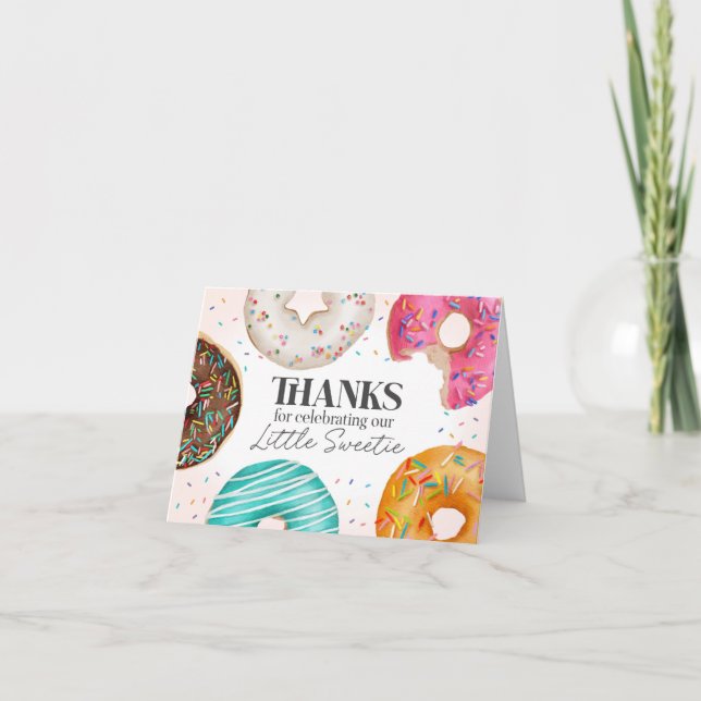 Nascimento do Cartões de agradecimentos de Rosquin (Frente)