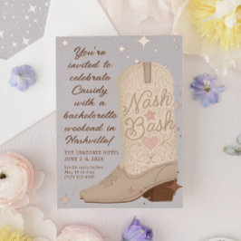 Nash Bash Cowgirl Festa de solteira Boot
