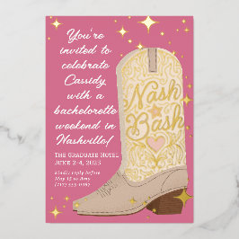 Nash Bash Cowgirl Festa de solteira Boot