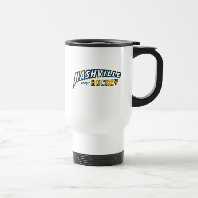 Nashville Joga Caneca de viagem Branca de Hockey (Direita)