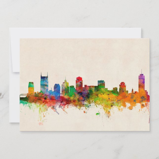Nashville Tennessee Skyline Cityscape (Frente)