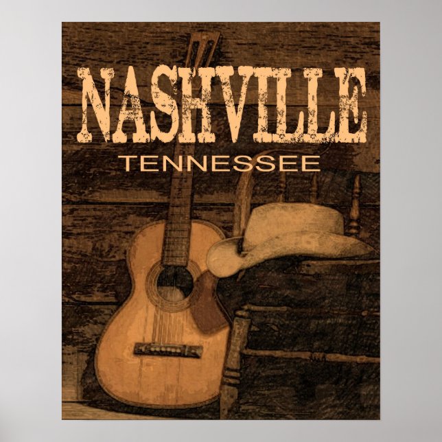 Nashville, TN Poster (Frente)
