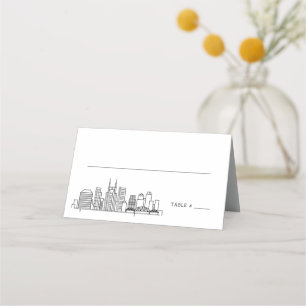 Nashville Wedding Colocar Cartões de Nome de Mes