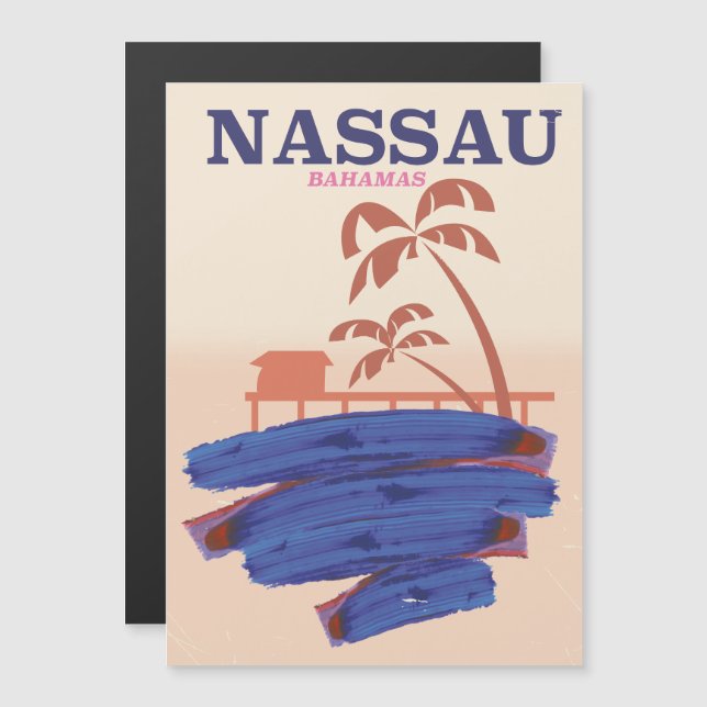 Nassau Bahamas viagem poster (Frente/Verso)