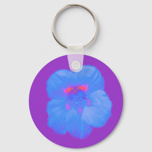 Nasturtium Bright Blue Chaveiro
