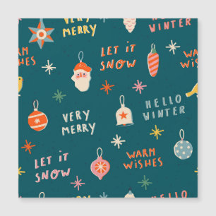 Natais vintages 2020: Padrão Ornamental