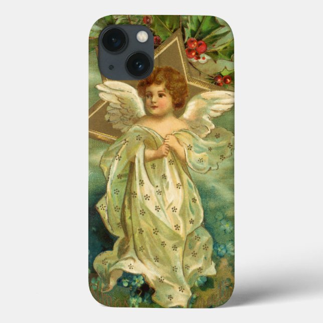 Natais vintages, Anjo Vitoriano com Estrelas Doura (Verso)